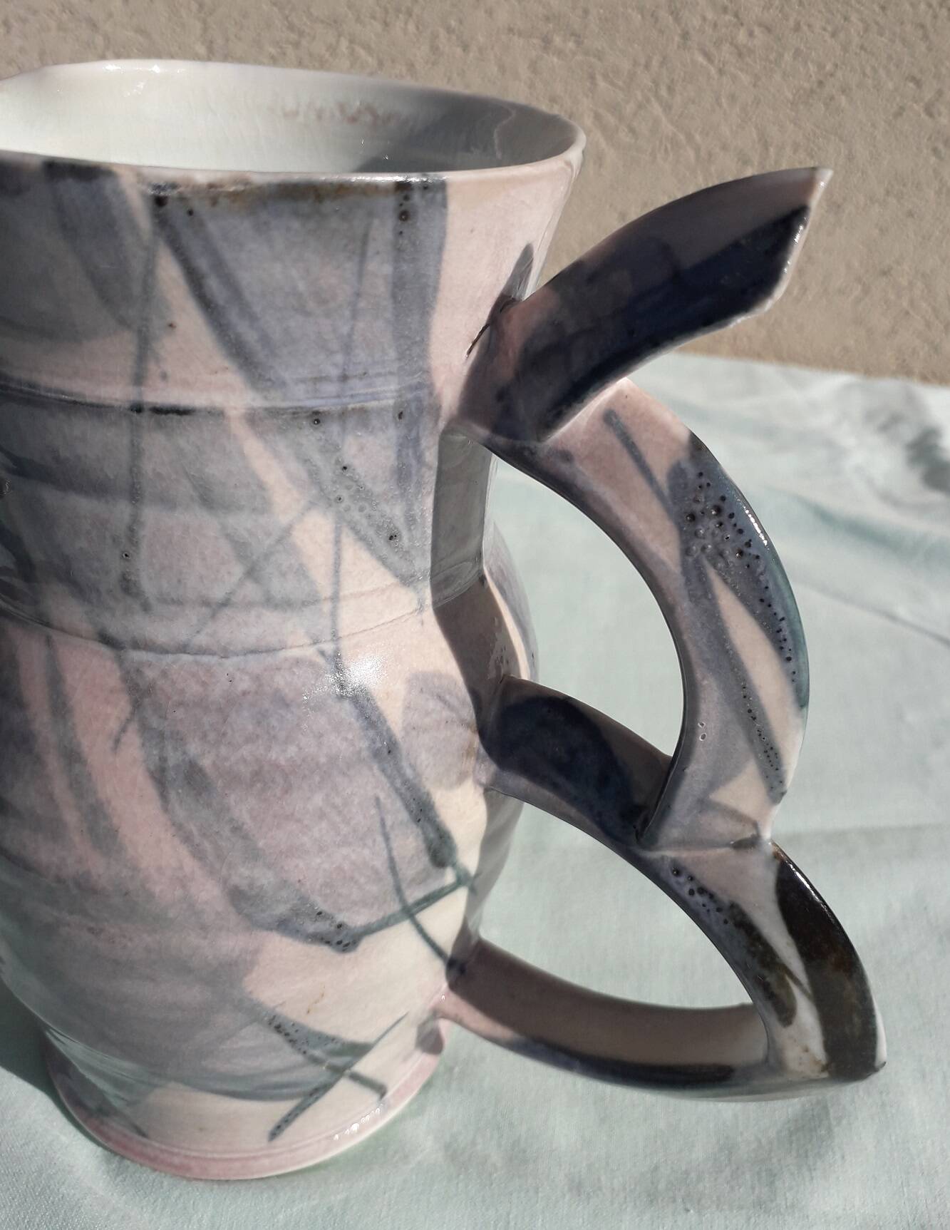 Stoneware jug La Borne