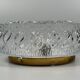 1960s/70s Ceiling Lamp, Flush Mount, Glass, Metal, Space Age Design