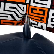 Fauteuils Pallone par Roy de Scheemaker, Cuir et Tissu, 1989