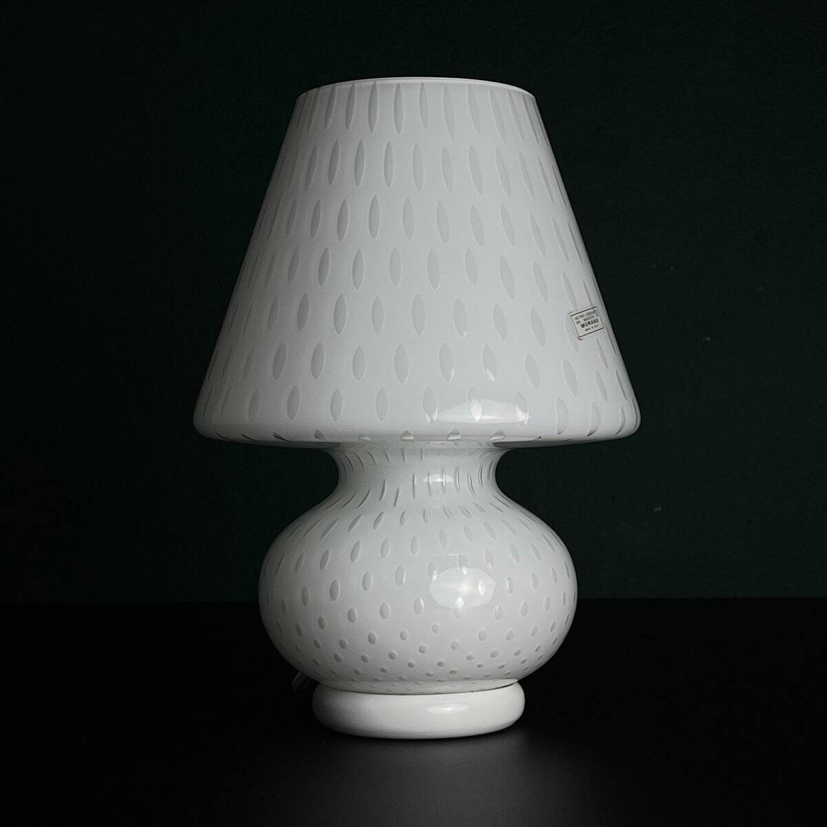 Murano glass table lamp Mushroom, Italy, 1990s