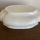 Neo-classical planter in ivory earthenware with XXL gadroons, 1950s
