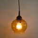 1970s modernist hanging lamp, poland