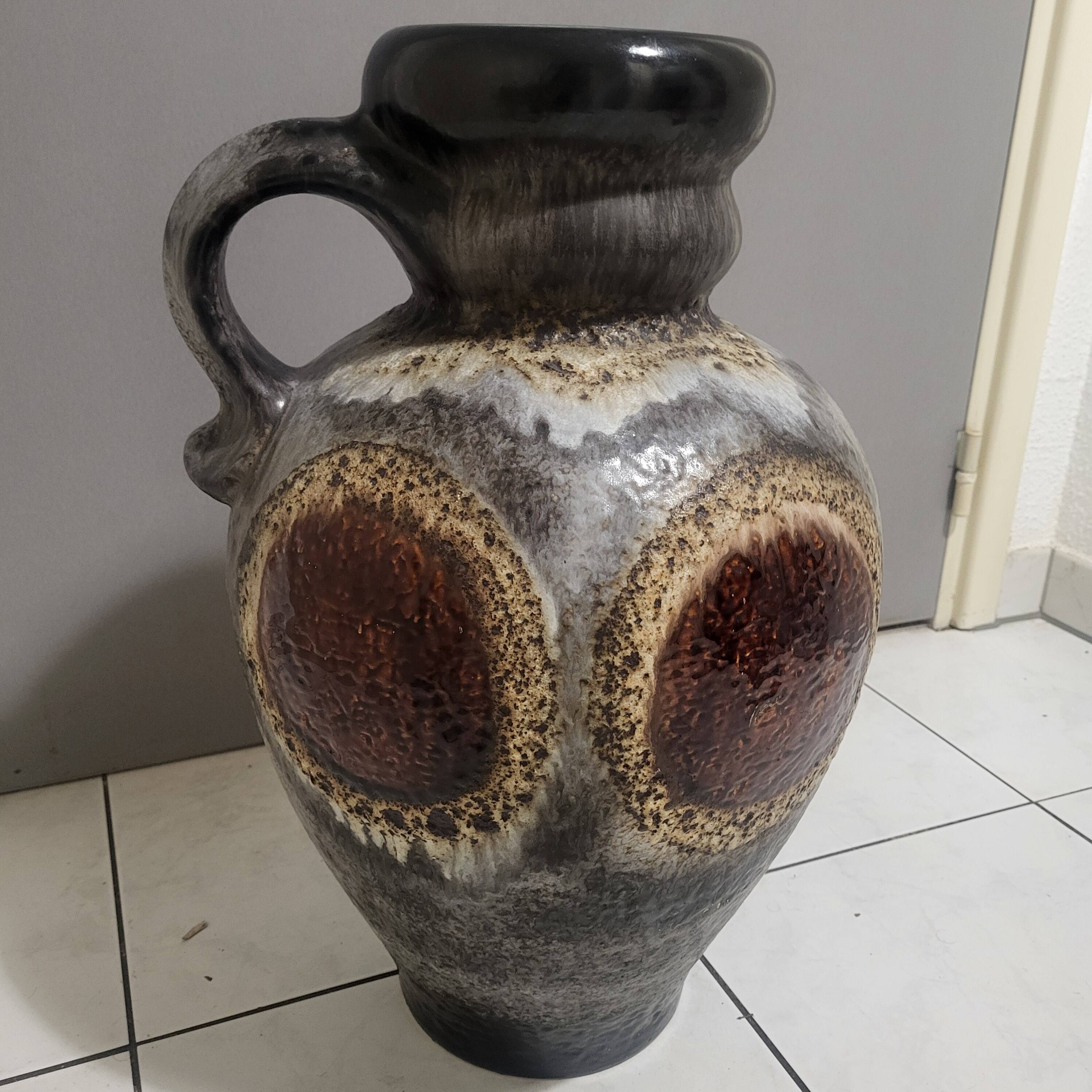 Large Dumler and Breiden floor vase, west germany, 1970