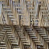 Rattan chaise longue