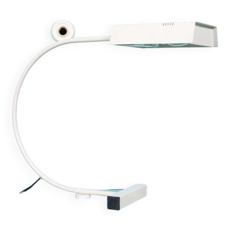 Vintage arc table lamp, 60s/70s Memphis desk lamp.