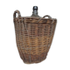 In glass and wicker demijohn