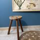 Brutalist tripod farm stool 1950
