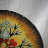Decorative plate with ermine and stylized gorse patterns - Louis Nédellec - 60s / 70s