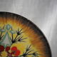 Decorative plate with ermine and stylized gorse patterns - Louis Nédellec - 60s / 70s