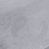 Damask linen tablecloth