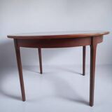 Vintage round teak table from the 60s