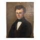 Small old portrait, oil on canvas