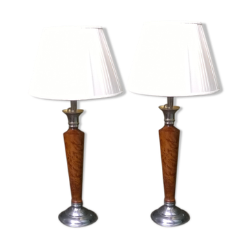 Pair of art deco lamp