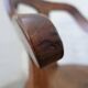 Antique oakwood barber armchair