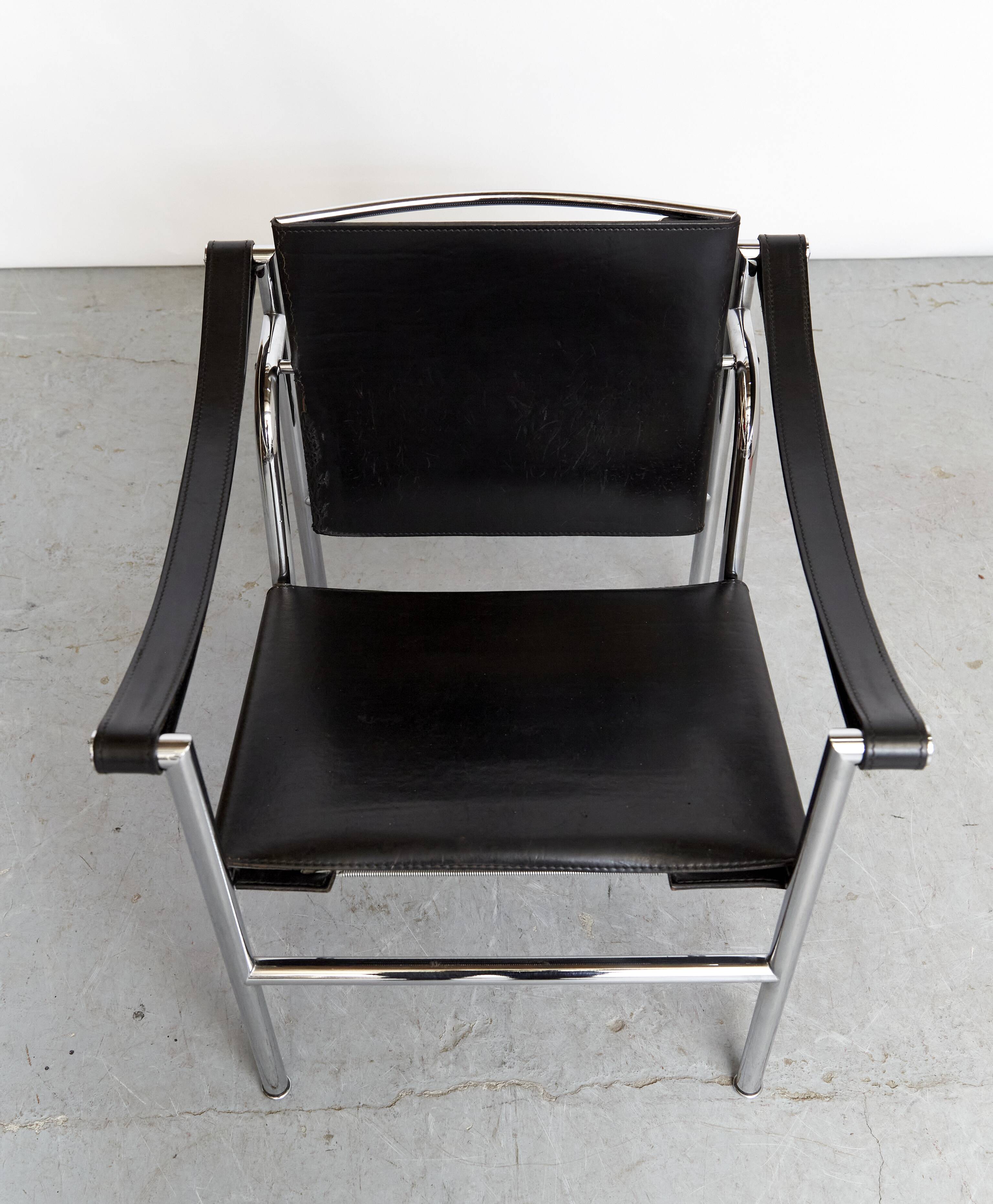 Chaise Le Corbusier LC1 "Basculante" pour Cassina