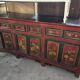 Asia 19th century: Very large lacquered wooden enfilade.