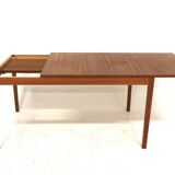 Scandinavian teak dining table, Sweden, 1960s