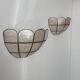 Paire d’applique vintage en nacre, France 1970