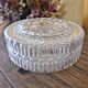 Ceiling lamp in molded glass
