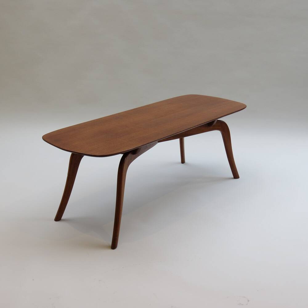 1950s Mid-Century Swedish Mahogany Coffee Table