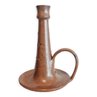 Stoneware candle holder
