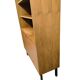 Bibliothèque / vitrine vintage en bois MDK