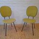 Pair of French dining chairs from the 1950s.