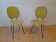 Pair of French dining chairs from the 1950s.