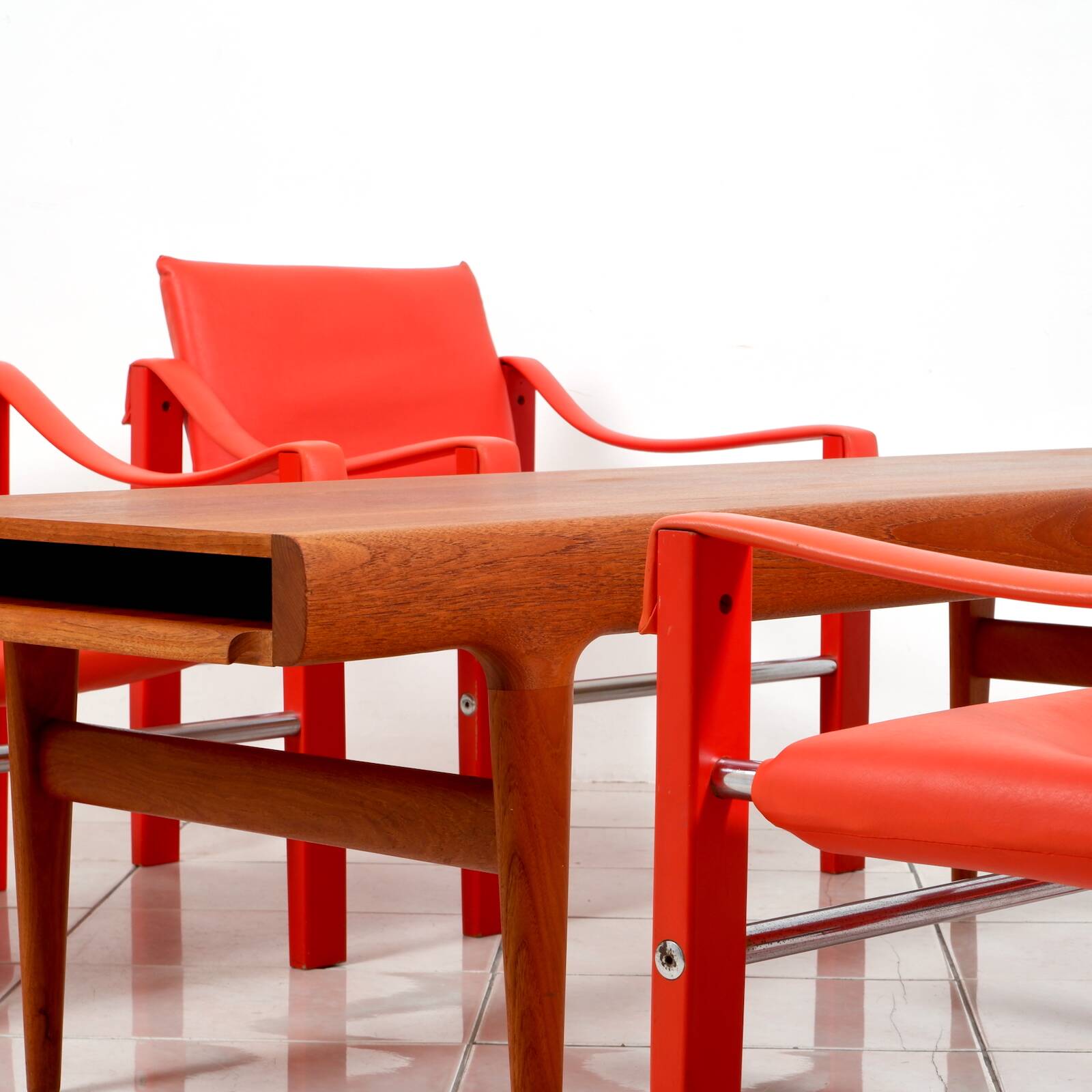 Safari lounge chairs by Maurice Burke for Arkana