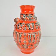 Vintage Fat Lava 1590 Vase in Ceramic from Jasba, West-Germany, 1970s