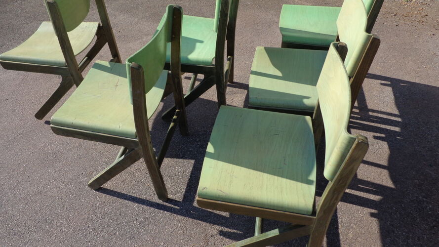 Set de 6 chaises Baumann vintage