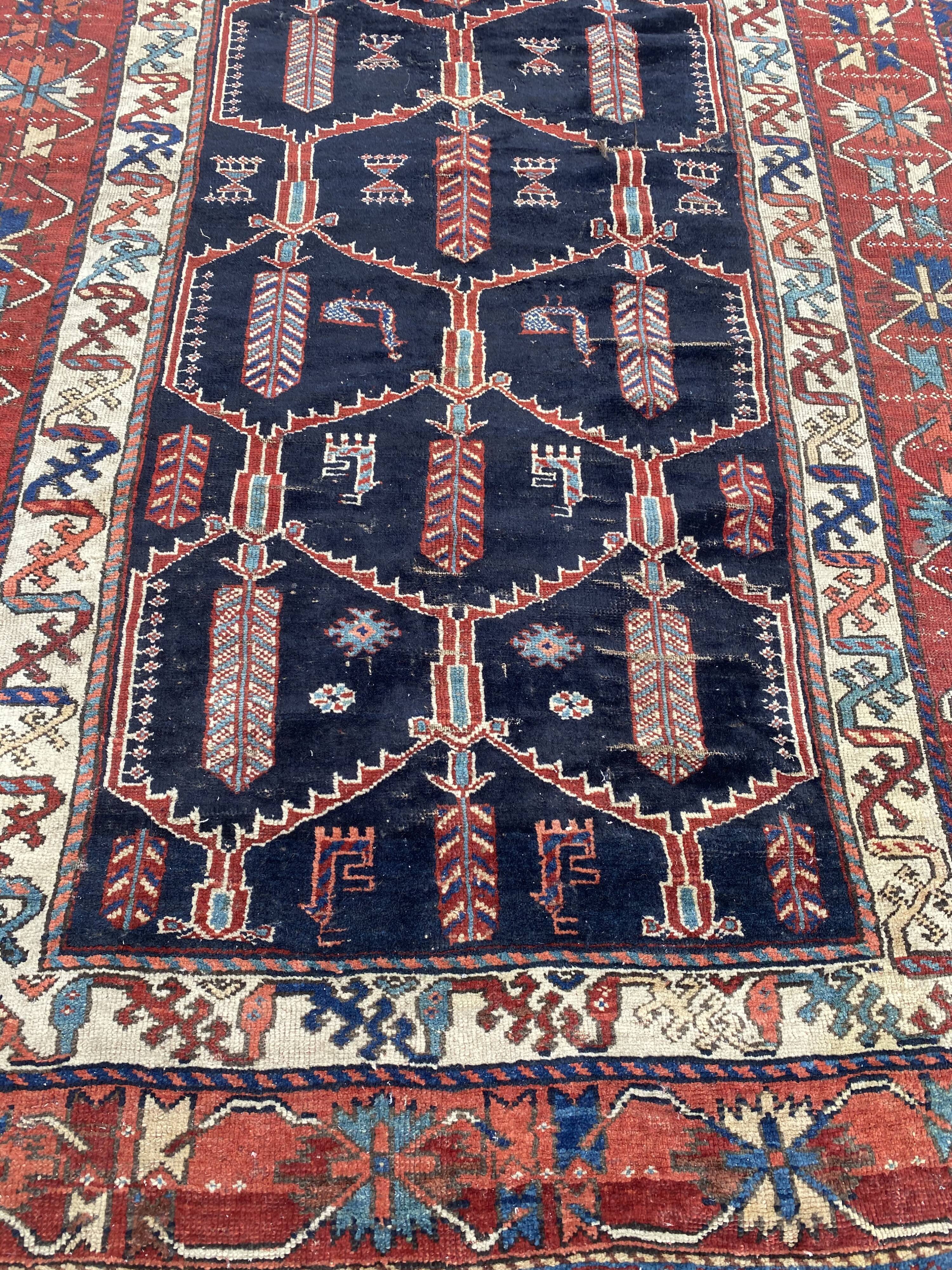 Handmade ancient Persian carpet 158x230cm