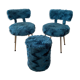Pelfran-type "moumoute" set
