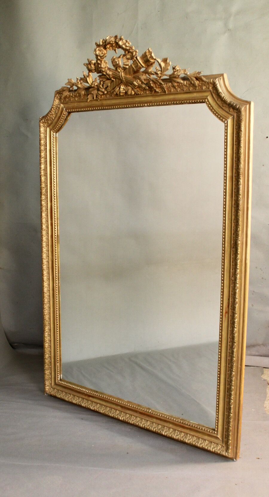 Golden Mirror with Fronton