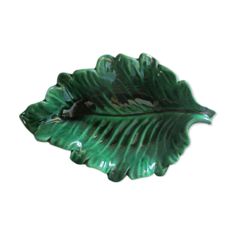 Vide poche en forme de feuille, Vallauris atelier Ferlay