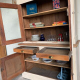Country-style glass cabinet