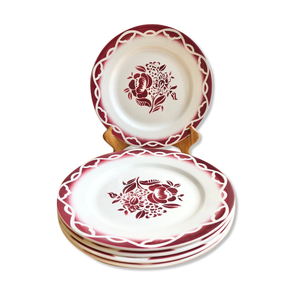 Assiettes plates Digoin