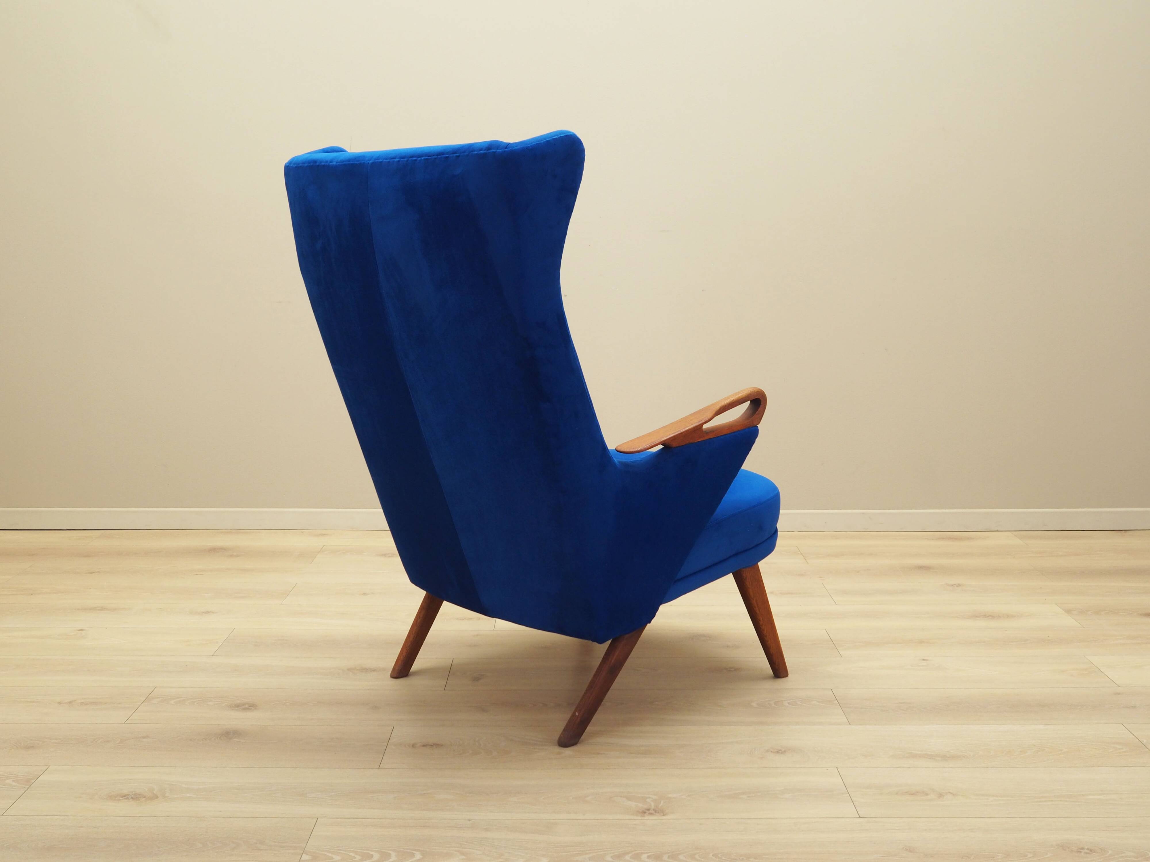 Blue living room set, Danish design, 1960s, designer: Chresten Findahl Brod