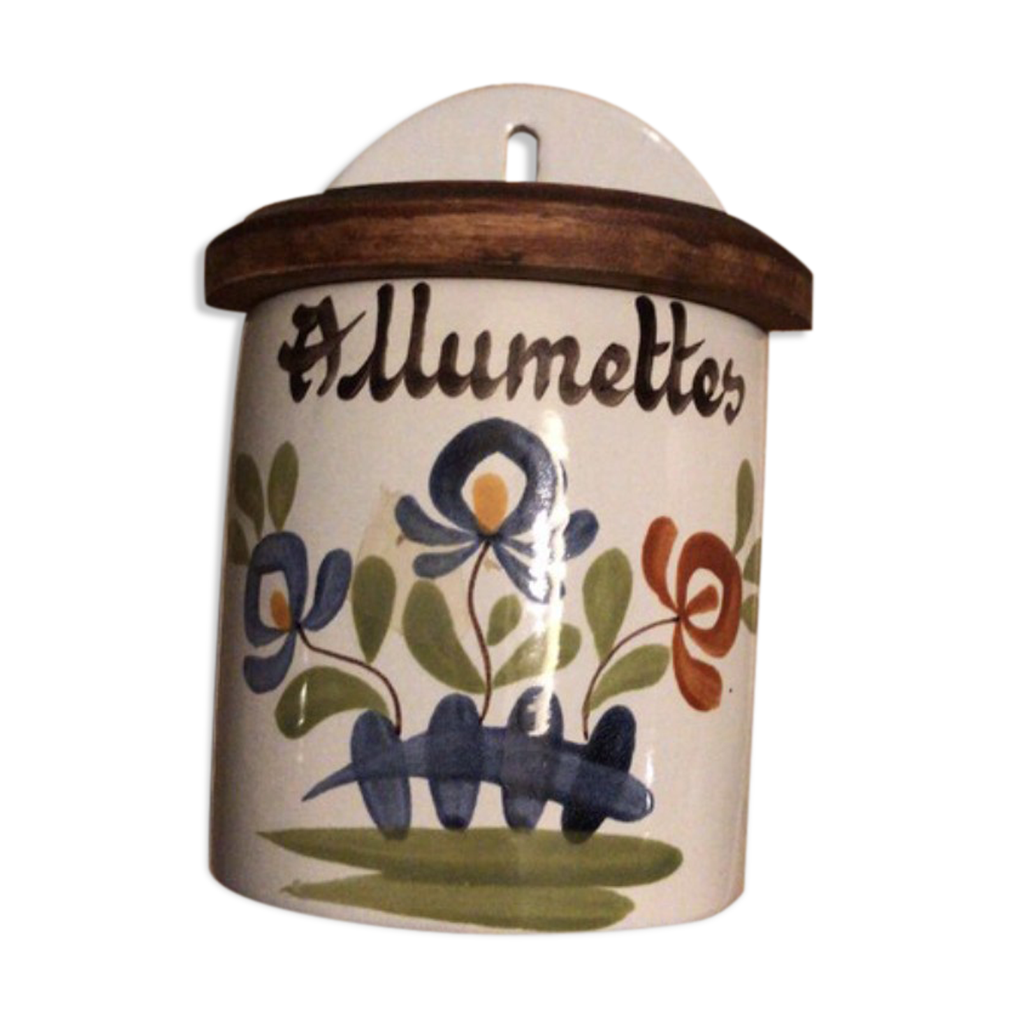 Vintage handmade ceramic box