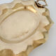 Vintage Modernist Italian Ornate Brass Serving Platter