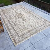 Beige Anatolian Oushak Rug sku v766