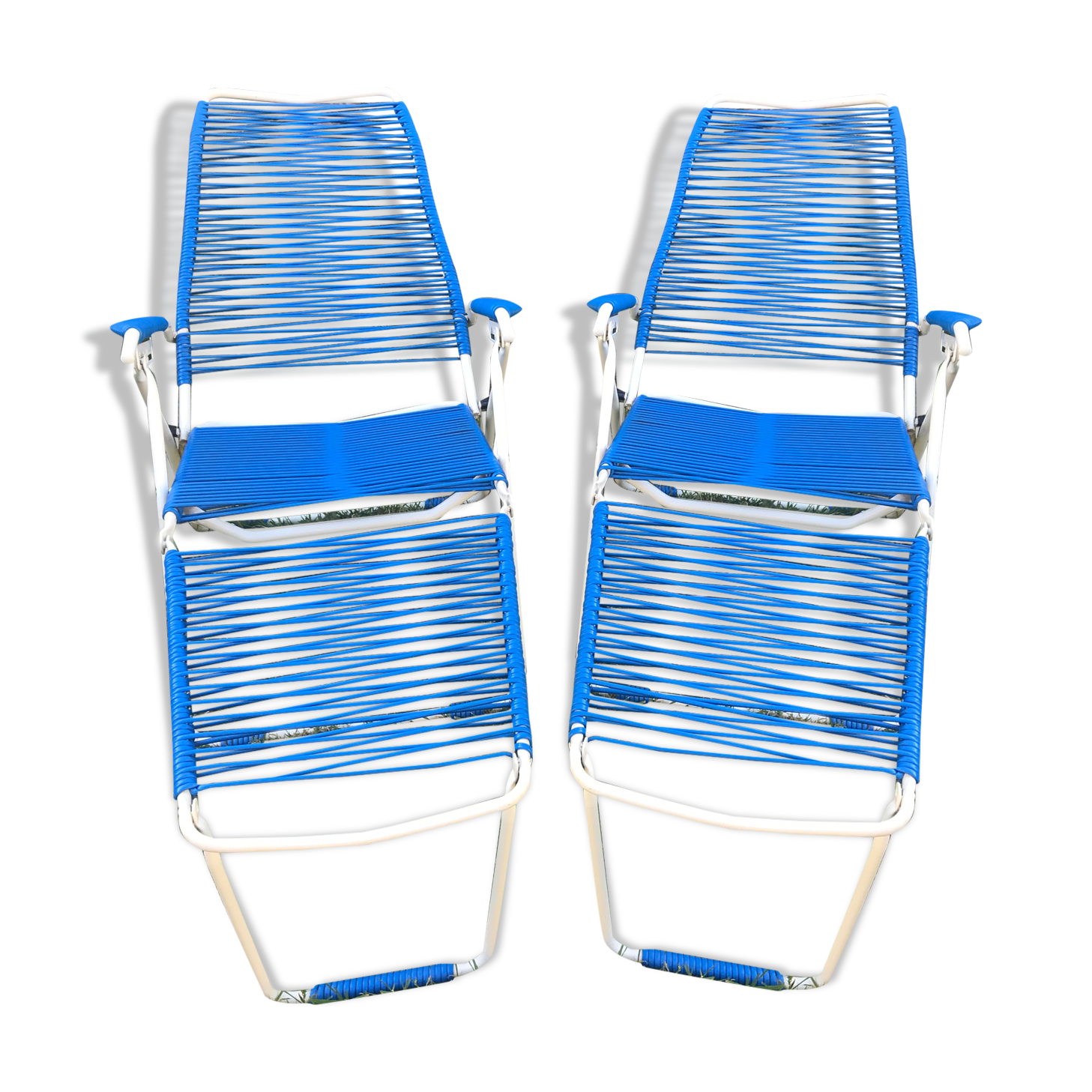 Scoubidou folding long chairs