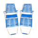 Scoubidou folding long chairs