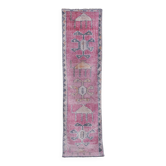 Vintage Turkish hallway rug 89x325 cm