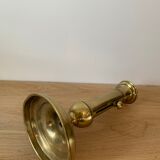 Brass pusher candle holder