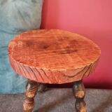 Tabouret pieds tournés