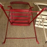Set of 5 guinguette chairs