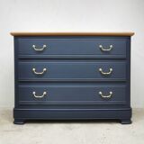 Vintage cherry wood commode refurbished