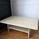 Vintage coffee table in travertine