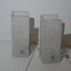 2 appliques perspex 1970